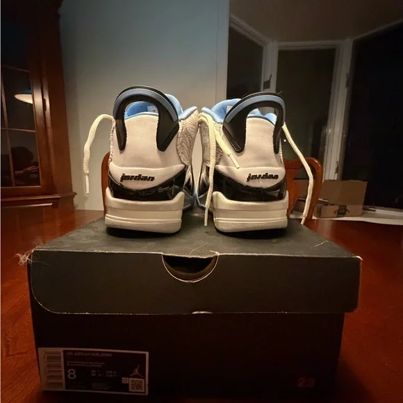 Air Jordan Dub Zero White/University Blue-Black